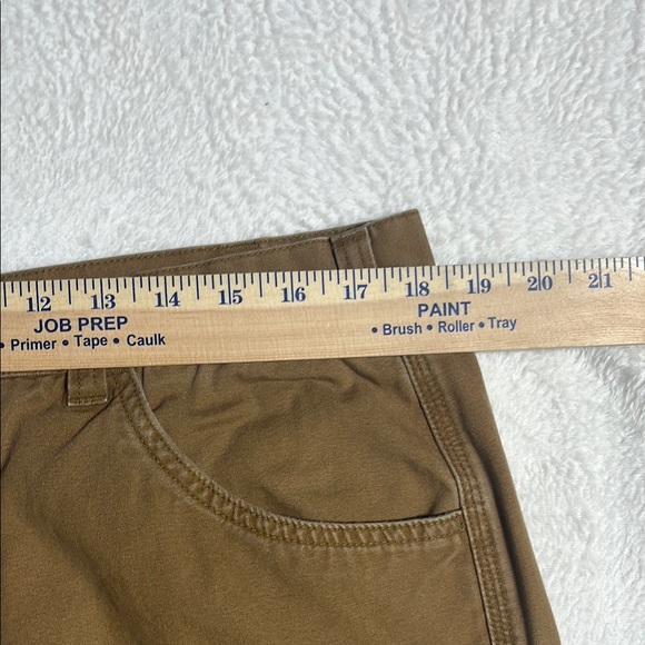 REI Bucksaw Logger Wide Leg Double Knee Brown Utility Pants Size 38x32 Workwear - Picture 5 of 8